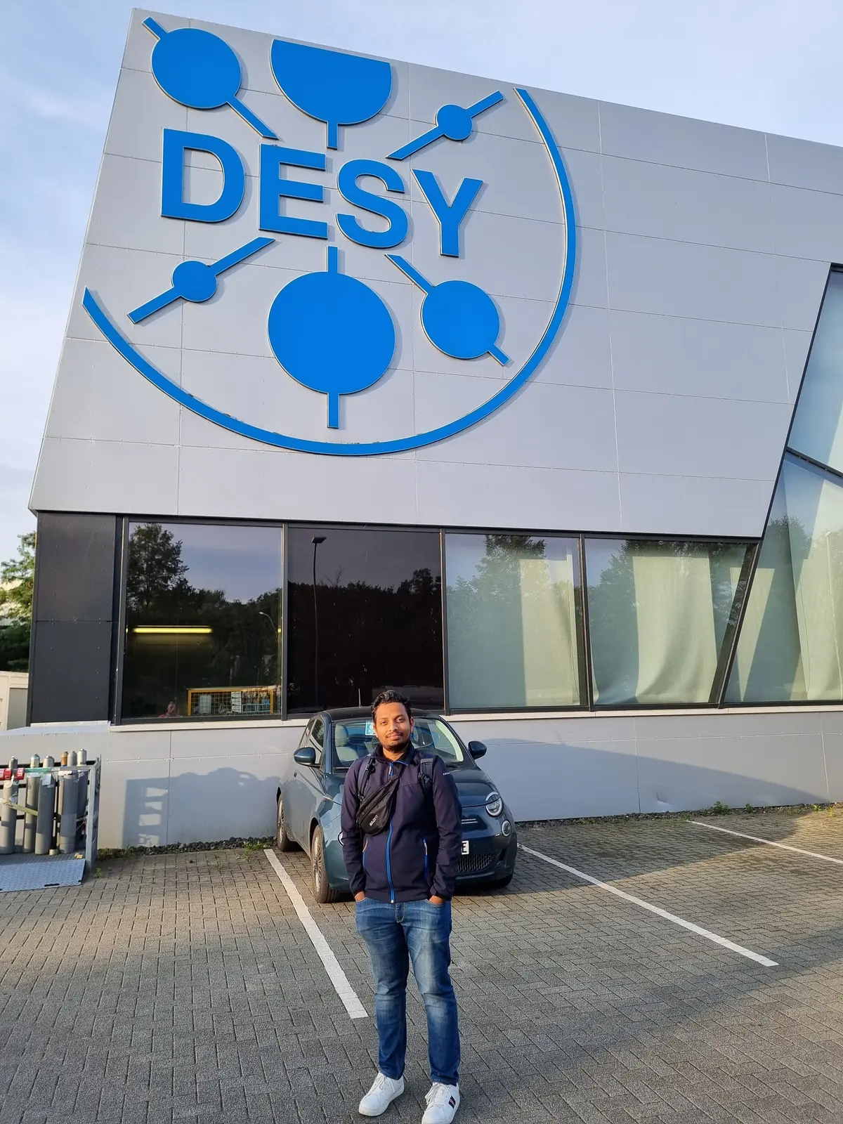 Dr. Deepak K. Pandey at DESY Beamtime in Hamburg